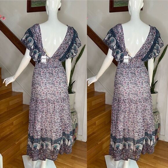 Free People JEN’S PIRATE BOOTY Silvia Sequin Maxi - Picture 6 of 10